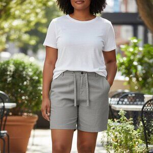 Magellan Outdoors women's lightweight activewear shorts gray size 2 X